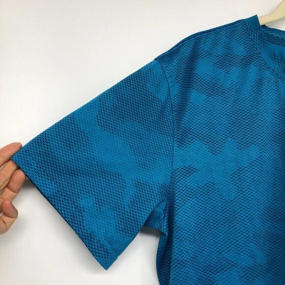 Nike Men's Blue Dri-Fit Digital Camo Short  Sleeve Athletic T-Shirt size M - Picture 7 of 13